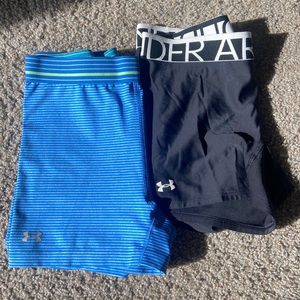 Under armour spandex!